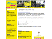 Tablet Screenshot of fdp-hoevelhof.de